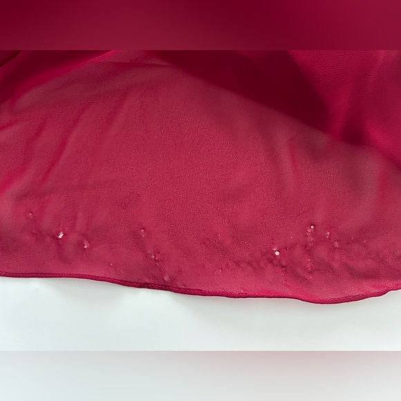 Bill Levkoff Bridesmaid dress Size 10 - color wine/cranberry - Picture 15 of 16